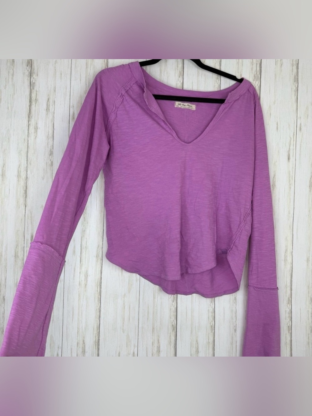 Free People Purple Long Sleeve Top | Firm price